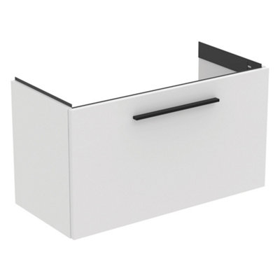 Ideal Standard I.life S Compact Matt White Wall-Mounted Bathroom Vanity Unit (H) 440Mm (W) 800Mm