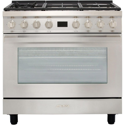 Smeg Cpf9gpx Freestanding Electric & Gas Range Cooker With Gas Hob