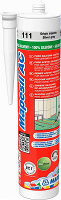 MAPEI Mapeisil AC 111 Silver Grey Silicone Sealant 310ml