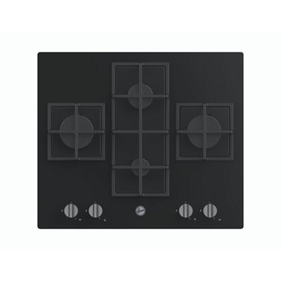 Hoover Hhg6brmb (W)59.5Cm Gas Hob - Black