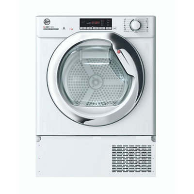 Hoover Batd H7a1tce-80 7Kg Built-In Heat Pump Tumble Dryer - White