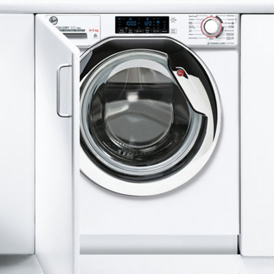 Hoover Hbdos695tamce80 8Kg/5Kg Built-In Condenser Washer Dryer - White