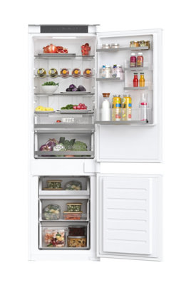 Hoover Hftnf5518ew-1 70:30 Traditional Integrated Frost Free Fridge Freezer - White