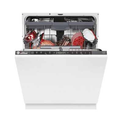 Hoover Hi 6C4s1pta-80 Integrated Full Size Dishwasher - Anthracite