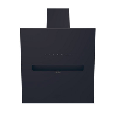 Haier Hadg6cbs4bwifi Glass Wifi Connected Angled Cooker Hood (W)60Cm - Black