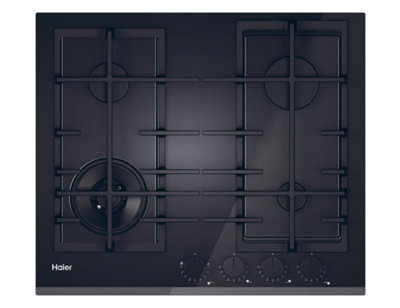 Haier Havg6bf4tbpb 65Cm Gas Hob - Black