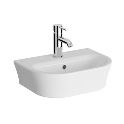 Vitra Koa White Wall-Mounted Basin (W)45Cm