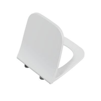 Vitra Koa White Square Slim Soft Close Toilet Seat