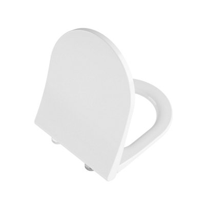 Vitra Koa White Round Slim Soft Close Toilet Seat