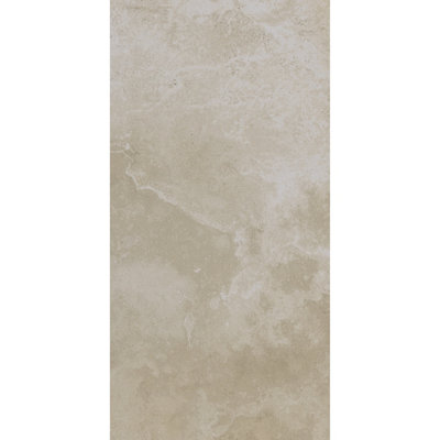 Kale Travertine Beige Matt Natural Stone Effect Porcelain Indoor Wall & Floor Tile Sample