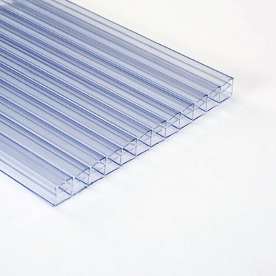 Roof Pro Clear Polycarbonate Multiwall Roofing Sheet (L)3M (W)1000Mm (T)16Mm
