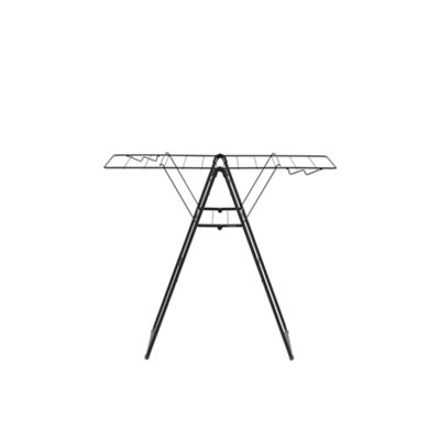Brabantia Black Foldable Laundry Airer, 15M