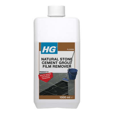Hg Stone N/A Grout & Cement Film Remover, 1L