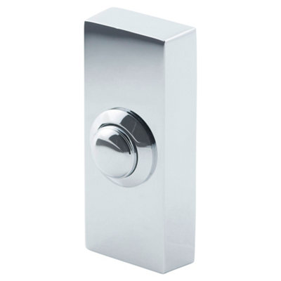Byron Chrome Effect Wired - 2 Wires Bell Push