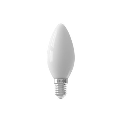 Calex Sofltine E14 4W 450Lm 360° White Candle Warm White Led Dimmable Filament Light Bulb