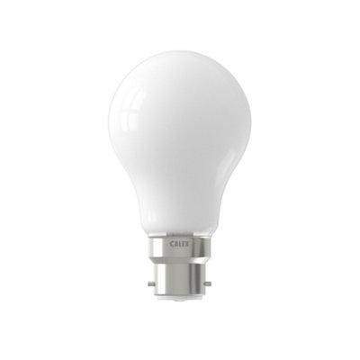 Calex Softline B22 7W 810Lm 360° White A60 Warm White Led Dimmable Filament Light Bulb
