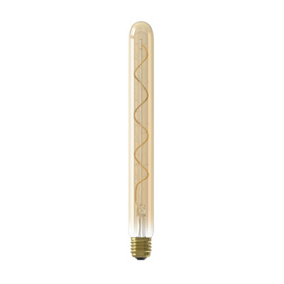 Calex Gold Flex E27 4W 200Lm 360° Amber T32 Extra Warm White Led Dimmable Filament Light Bulb