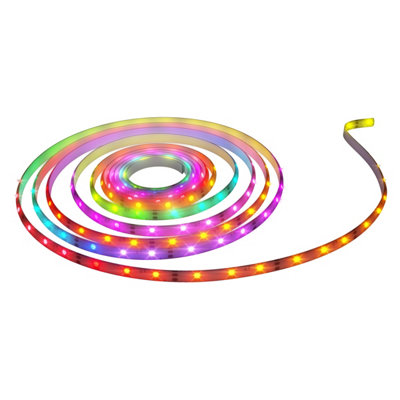 Calex Vibey Edge Mains-Powered Led Rgb & Tunable White Strip Light Ip20 1500Lm (L)5M
