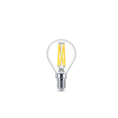 Philips Classic 6W 470Lm Clear Golf Ball Warm White & Neutral White Led Dimmable Filament Light Bulb