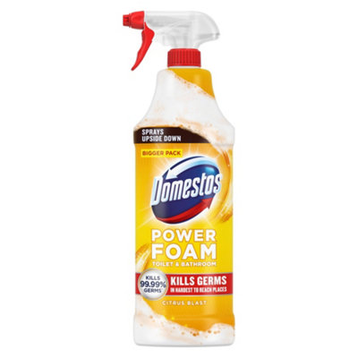 Domestos Power Foam Citrus Blast Toilet Cleaner, 650G