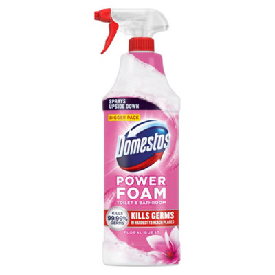 Domestos Power Foam Floral Burst Toilet Cleaner, 650G