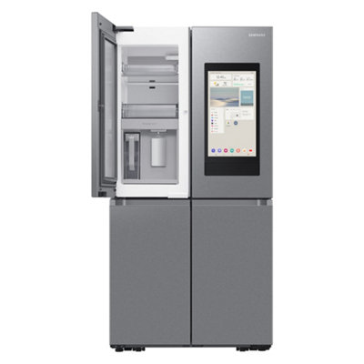 Samsung Rf65dg9h0esr 60:40 American Style Freestanding Automatic Defrost Fridge Freezer - Satin Stainless Steel Effect