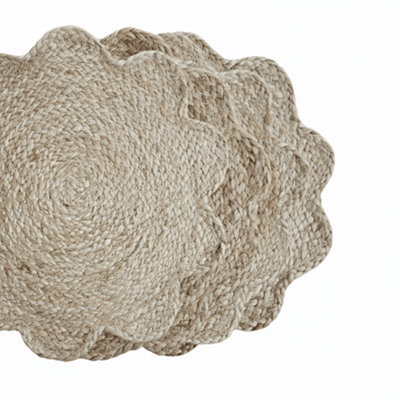 B&Q Beige Placemats, Pack Of 4
