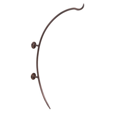 B&Q Curve Copper Metal Hanging Basket Bracket