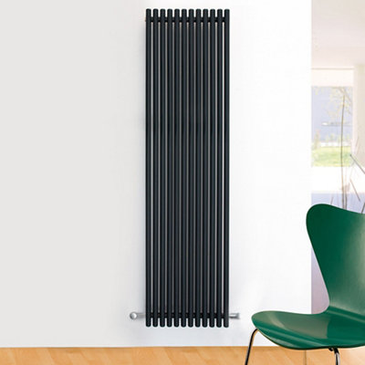 Ximax Supra Su180047a Anthracite Vertical Designer 4498Btu Radiator, (W)470Mm X (H)1800Mm