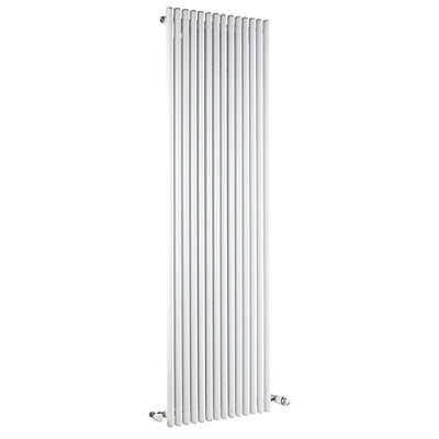 Ximax Supra Su180055w White Vertical Designer 4553Btu Radiator, (W)550Mm X (H)1800Mm