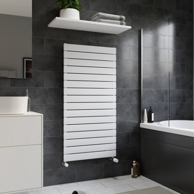 Ximax Vertirad Hwh1195600w White Gas Vertical Designer Panel 2280Btu Radiator, (W)600Mm X (H)1195Mm