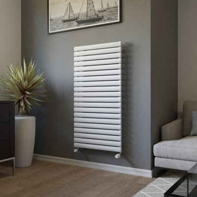 Ximax Champion Forh1164600w White Gas Vertical Designer 2369Btu Radiator, (W)600Mm X (H)1164Mm