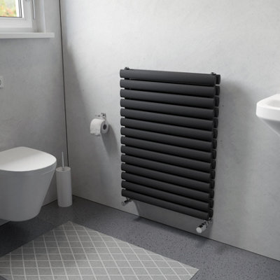 Ximax Champion Duplex Fordh816600a Anthracite Gas Vertical Designer Radiator, (W)600Mm X (H)816Mm