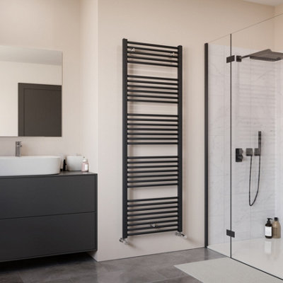 Ximax Joker Jok1140600a Anthracite Gas Vertical Designer Radiator, (W)600Mm X (H)1728Mm