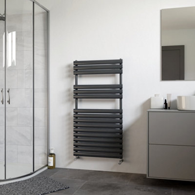 Ximax Nestor Ne1164600a Anthracite Gas Vertical Designer Radiator, (W)600Mm X (H)1164Mm