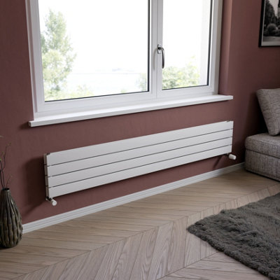 Ximax Vertirad Duplex Hwhd1195600w White Gas Horizontal Designer Panel Radiator, (W)1800Mm X (H)295Mm
