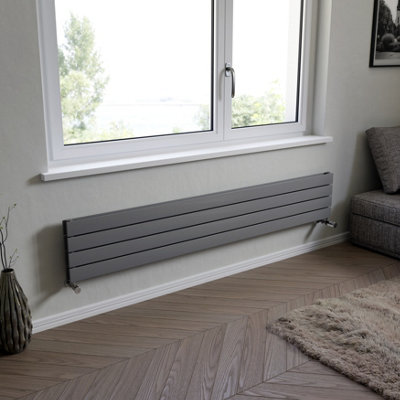 Ximax Vertirad Duplex Hwhd1195600s Gas Horizontal Designer Panel Radiator, (W)1800Mm X (H)295Mm