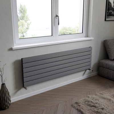 Ximax Vertirad Duplex Hwhd1195600s Gas Horizontal Designer Panel Radiator, (W)1500Mm X (H)445Mm