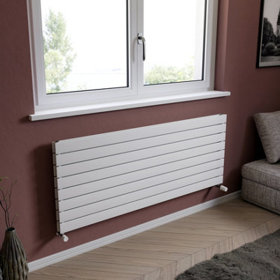 Ximax Vertirad Duplex Hwhd1195600w White Gas Horizontal Designer Panel Radiator, (W)1500Mm X (H)595Mm