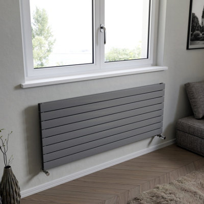 Ximax Vertirad Duplex Hwhd1195600s Gas Horizontal Designer Panel Radiator, (W)1500Mm X (H)595Mm