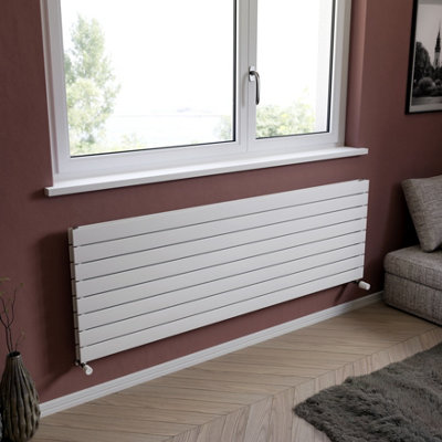 Ximax Vertirad Duplex Hwhd1195600w White Gas Horizontal Designer Panel Radiator, (W)1800Mm X (H)595Mm
