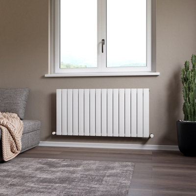 Ximax Vertirad Hw6001195w White Gas Horizontal Designer Panel 2809Btu Radiator, (W)1195Mm X (H)600Mm