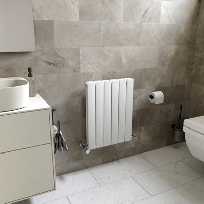Ximax Vertirad Duplex Hwd600445w White Gas Vertical Designer Panel 1464Btu Radiator, (W)445Mm X (H)600Mm