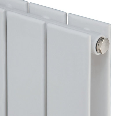 Ximax Vertirad Duplex Hwd150060w White Horizontal Or Vertical Designer 5034Btu Radiator, (W)595Mm X (H)1500Mm