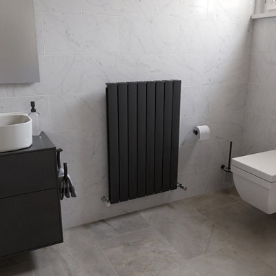 Ximax Vertirad Duplex Hwd900595a Anthracite Horizontal Or Vertical Designer 3009Btu Radiator, (W)595Mm X (H)900Mm