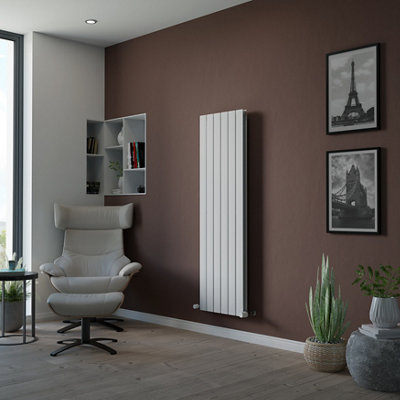 Ximax Vertirad Duplex Universal Hwd150445w White Horizontal Or Vertical Designer 3958Btu Radiator, (W)445Mm X (H)1500Mm