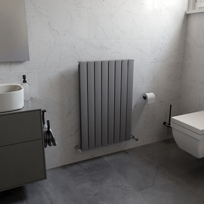 Ximax Vertirad Duplex Universal Hwd90060sc Horizontal Or Vertical Designer 3008Btu Radiator, (W)595Mm X (H)900Mm