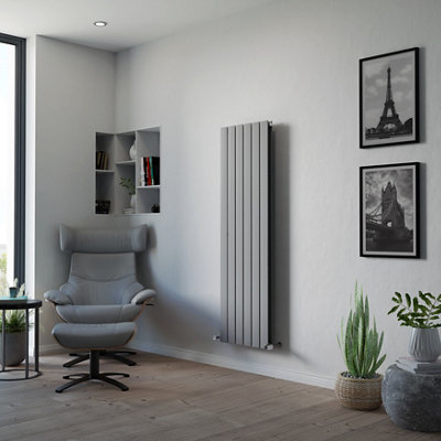Ximax Vertirad Duplex Universal Hwd15044sc Horizontal Or Vertical Designer 3965Btu Radiator, (W)445Mm X (H)1500Mm