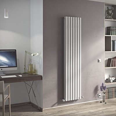 Ximax Champion Duplex Chd18029w White Vertical Designer 3127Btu Radiator, (W)294Mm X (H)1800Mm