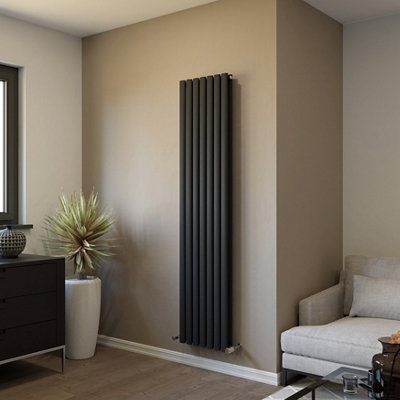 Ximax Champion Duplex Chd18041a Anthracite Vertical Designer 4378Btu Radiator, (W)410Mm X (H)1800Mm